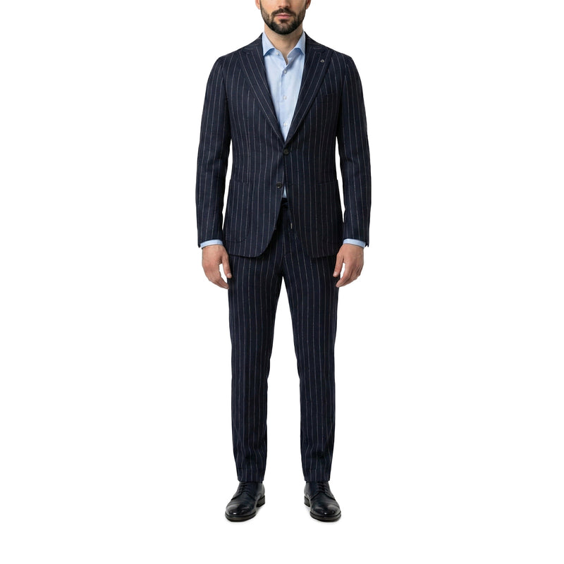 Tagliatore Gestreifter zweiteiliger Anzug Derrick Herren