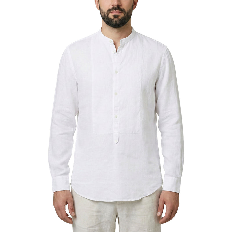 Massimo Alba Hemd aus Leinenmix Herren