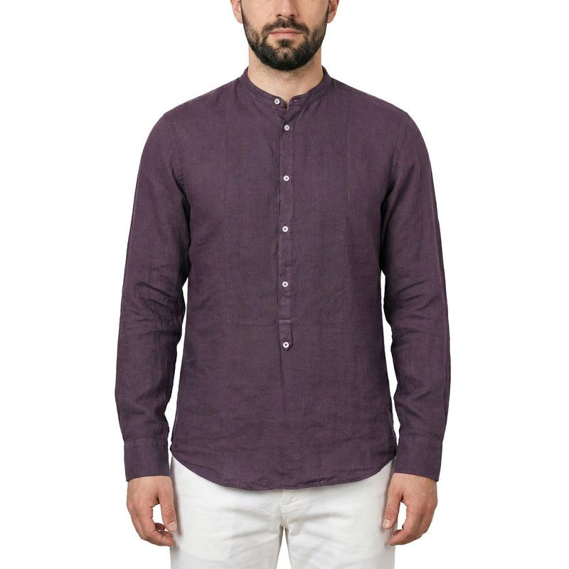 Massimo Alba Hemd aus Leinenmix Herren