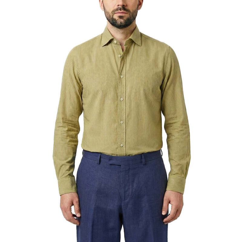 Massimo Alba Gestreiftes Hemd Genova Herren