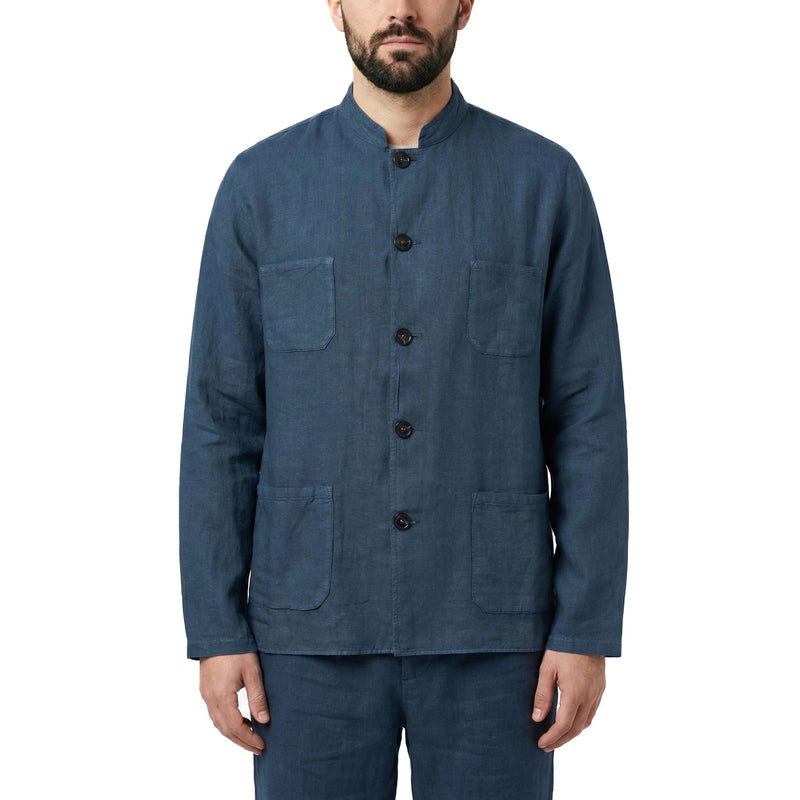 Massimo Alba Hemdjacke aus Leinen Herren