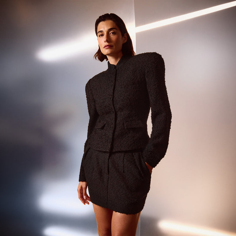 Blazer aus Wolle & Seide