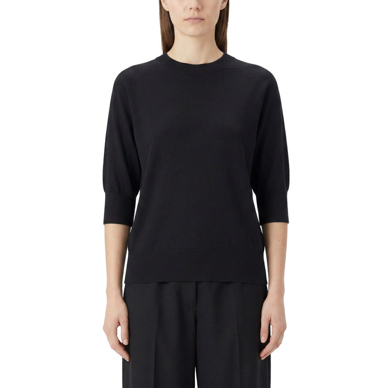 Kurzarmpullover Tuan aus Merinowolle