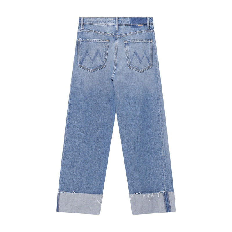 Jeans The Half-Pipe Ankle Cuff Fray 32 / Blau