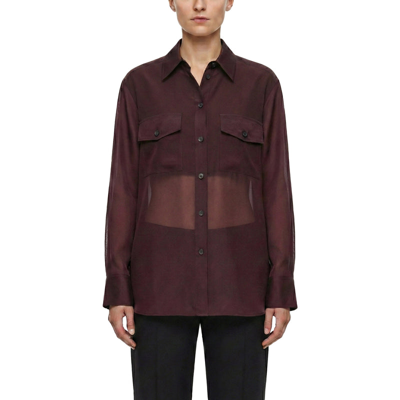 Khaite Oversize-Hemdbluse Matteo aus Seide Damen