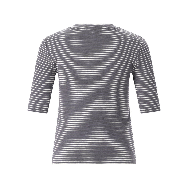 Vince Figurbetontes T-Shirt mit Streifen Damen
