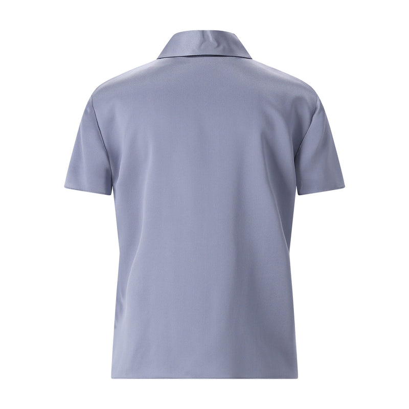 Vince Poloshirt aus Seide Damen