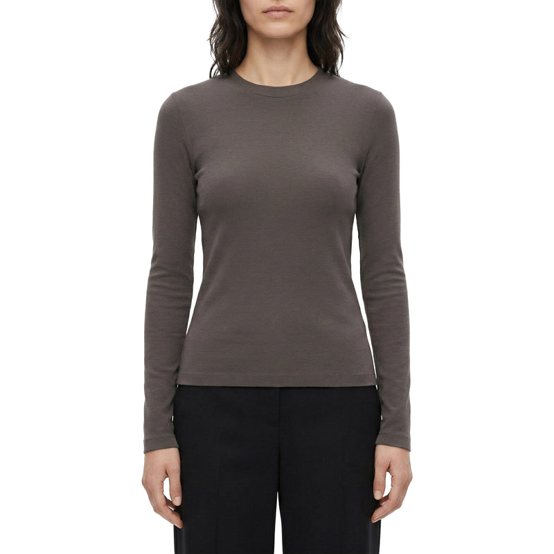 Fear of God Essentials Geripptes Langarmshirt Damen