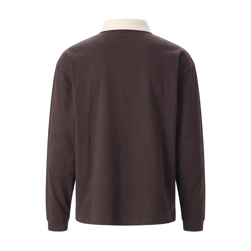 Langarm Poloshirt aus Baumwolle