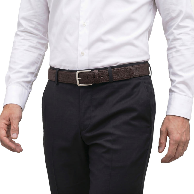 Fausto Colato Gürtel aus Bison-Leder Herren