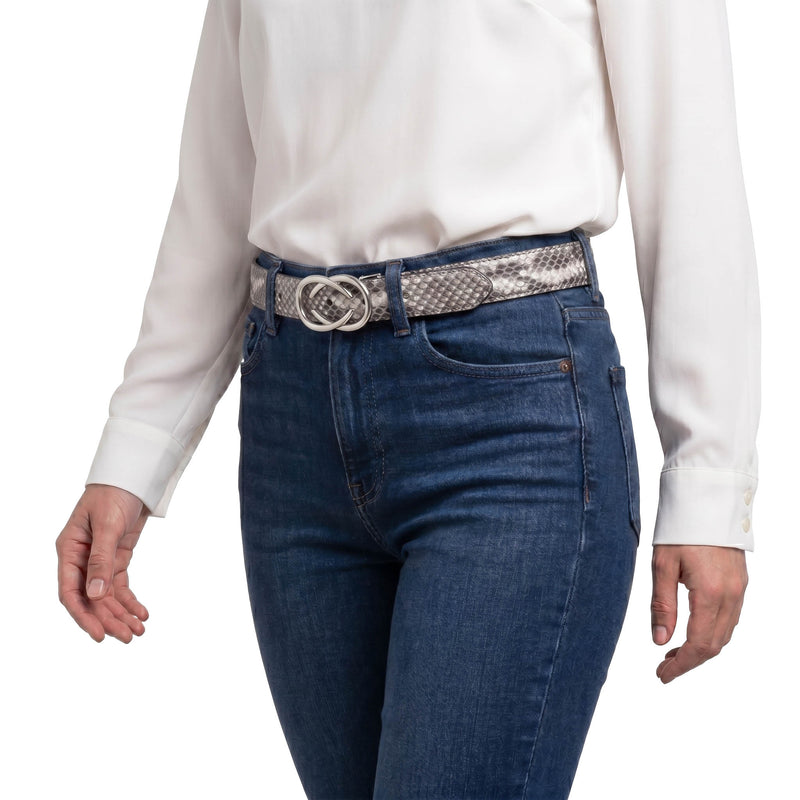 Snakeskin belt