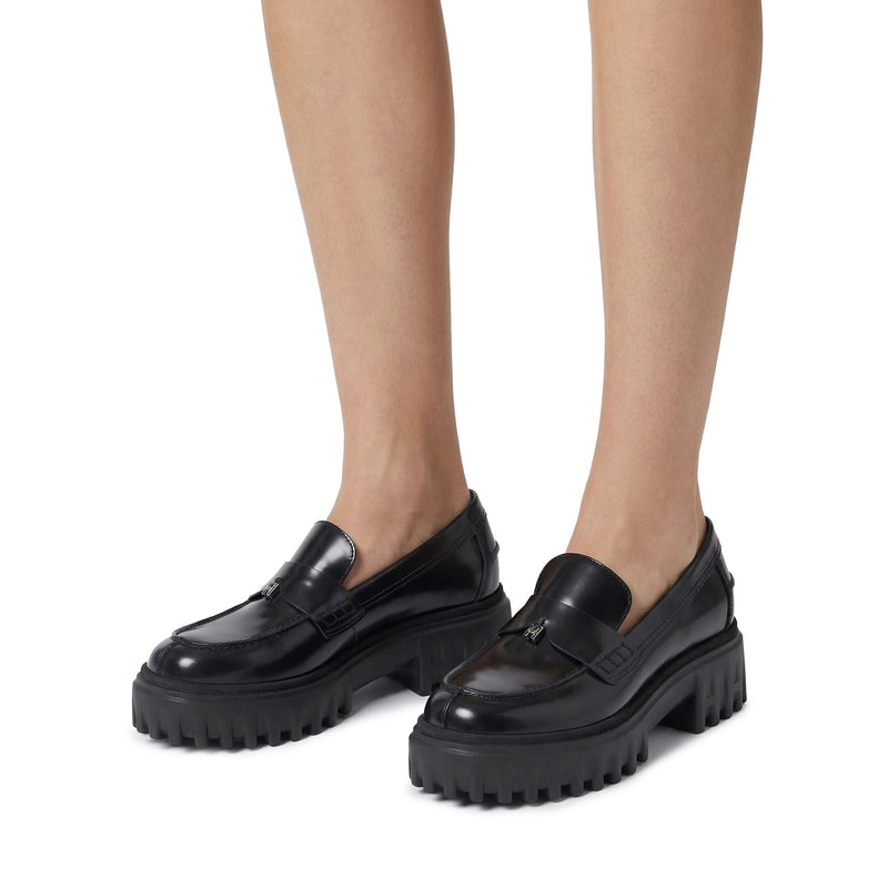 Loafer aus Glattleder