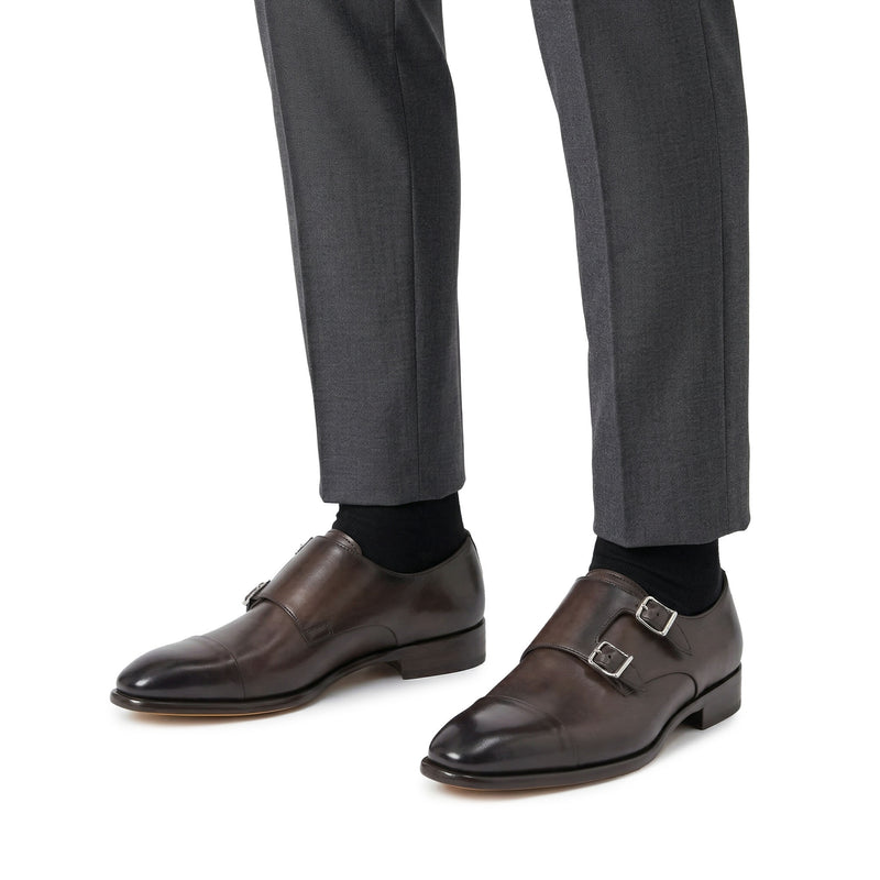 Monkstrap aus Glattleder