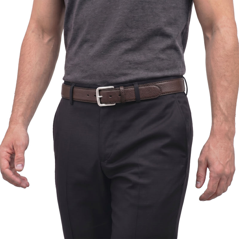 Fausto Colato Gürtel aus Bisonleder Herren