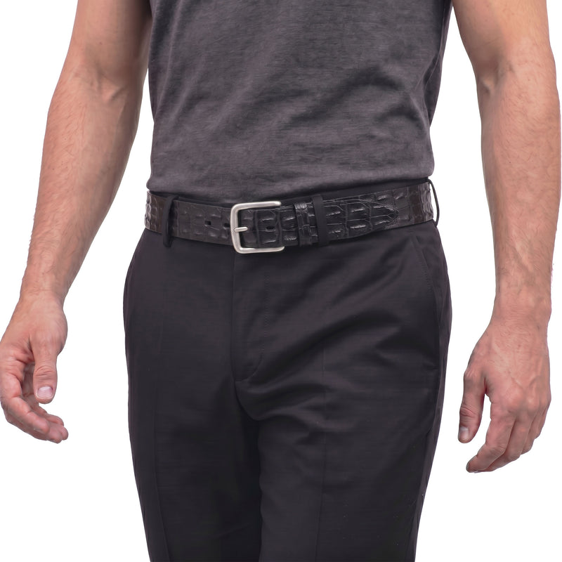 Fausto Colato Gürtel Schiena aus Krokodilleder Herren