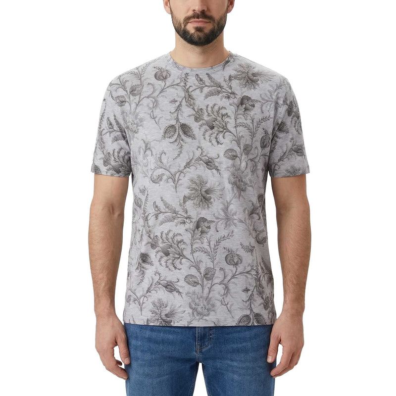 T-Shirt mit floralem Muster