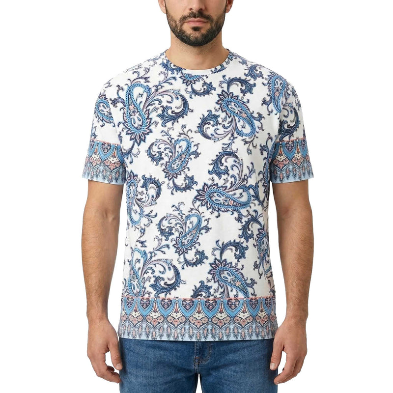 T-Shirt mit Paisley-Muster