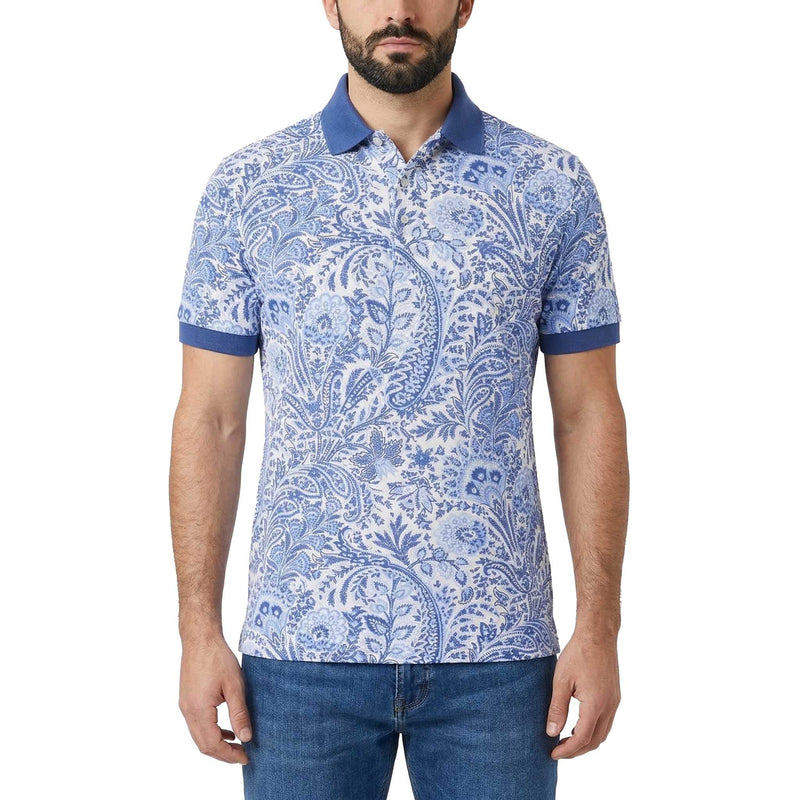 Poloshirt mit Paisley-Muster