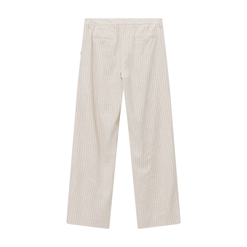 Lardini Weite Stoffhose mit Nadelstreifen Damen