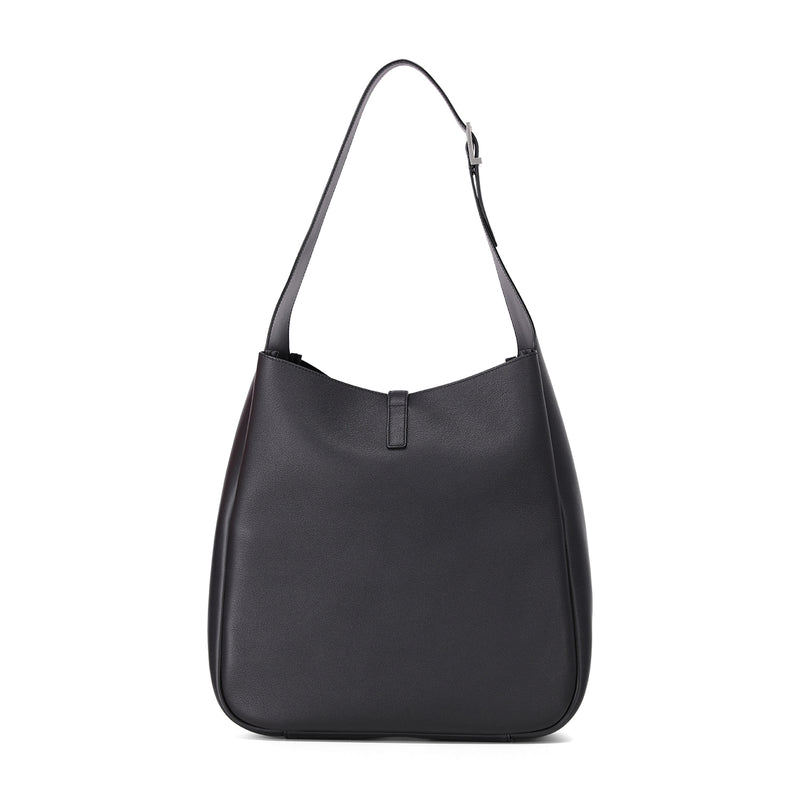 Umhängetasche aus Leder One Size / Schwarz