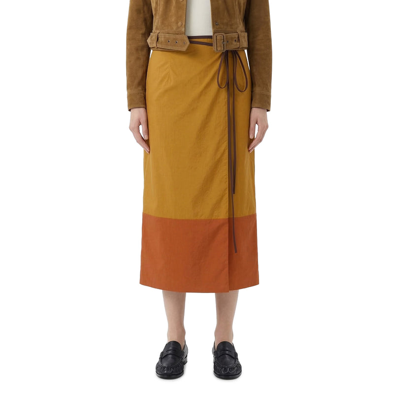 Saint Laurent Midi-Wickelrock Damen