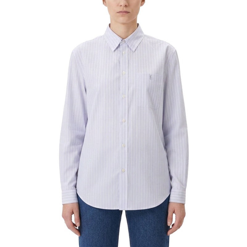 Saint Laurent Hemdbluse mit Logo Damen