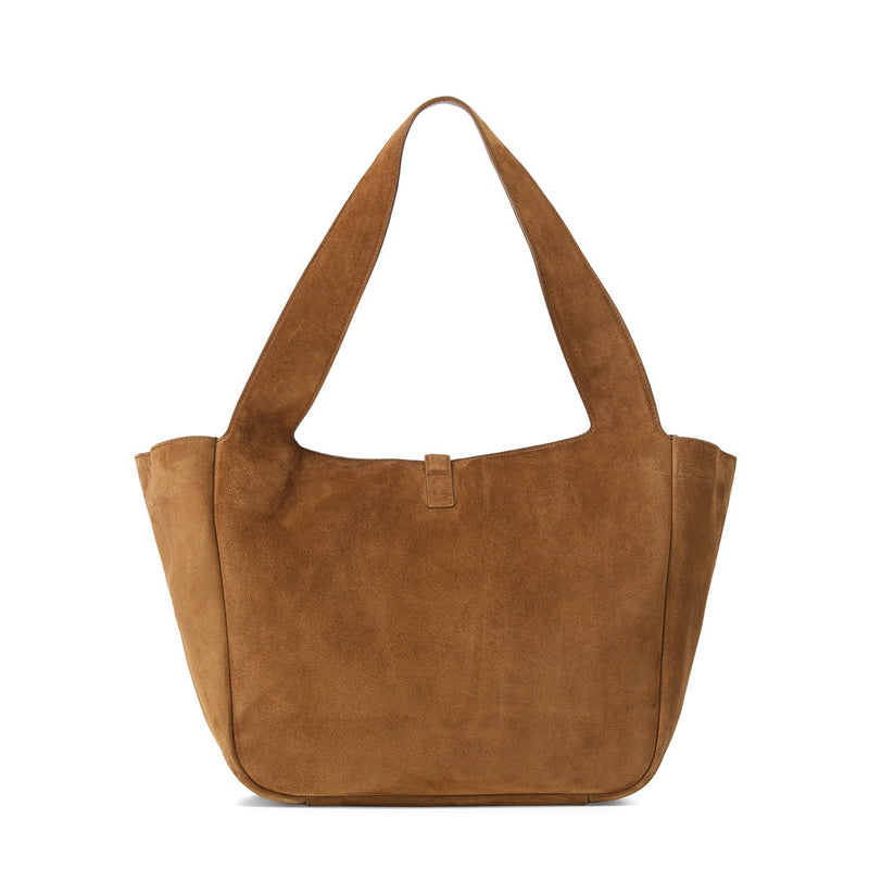 Saint Laurent Shopper Le 5 à 7 aus Veloursleder Damen