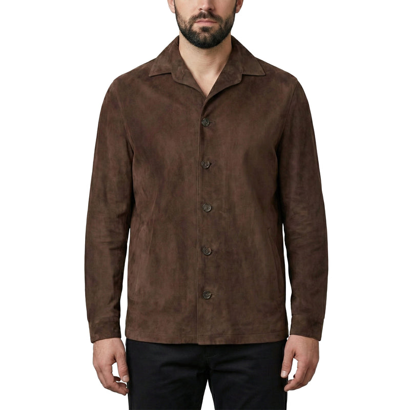 Brett Johnson Jacke aus Veloursleder Herren