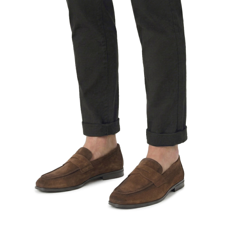 Doucal's Mokassins aus Veloursleder Herren