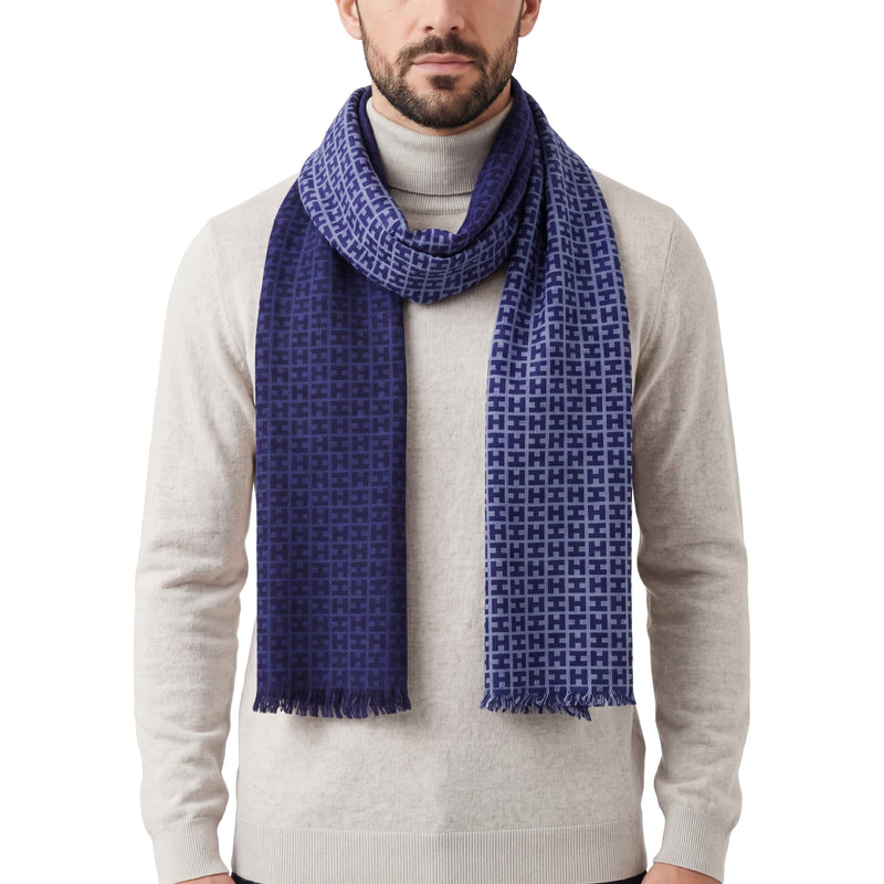 Hemisphere Tuch aus Kaschmir & Seide Herren