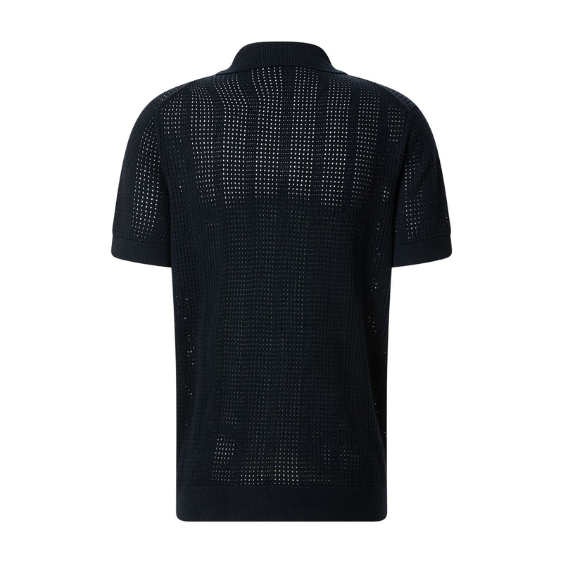 HKS Knitwear Poloshirt aus Baumwollstrick Herren