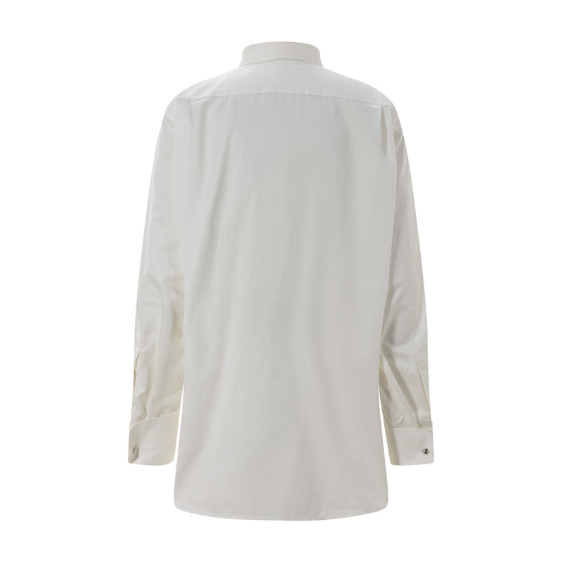 Wide-Fit Hemd aus Baumwolle 46 / Creme