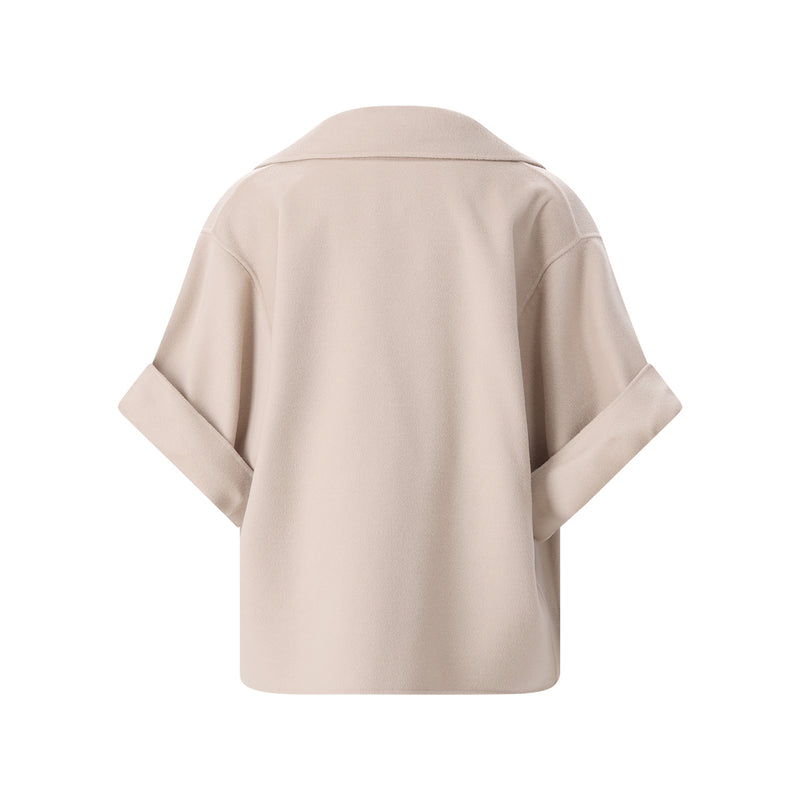 Mantel Neo aus Schurwolle 44 / Creme
