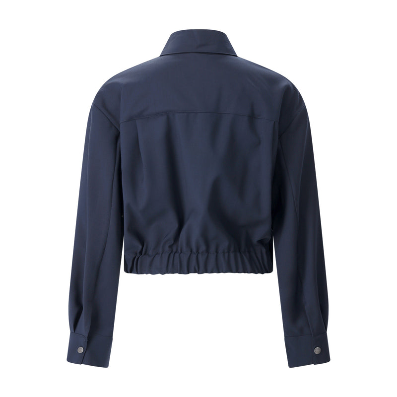 Jacke Decano aus Schurwolle 44 / Navy