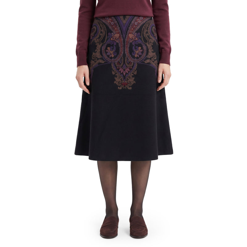 Maxirock mit Paisley-Muster