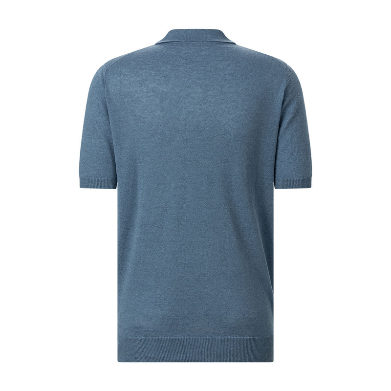 Filippo de Laurentiis Poloshirt aus Baumwolle & Leinen Herren