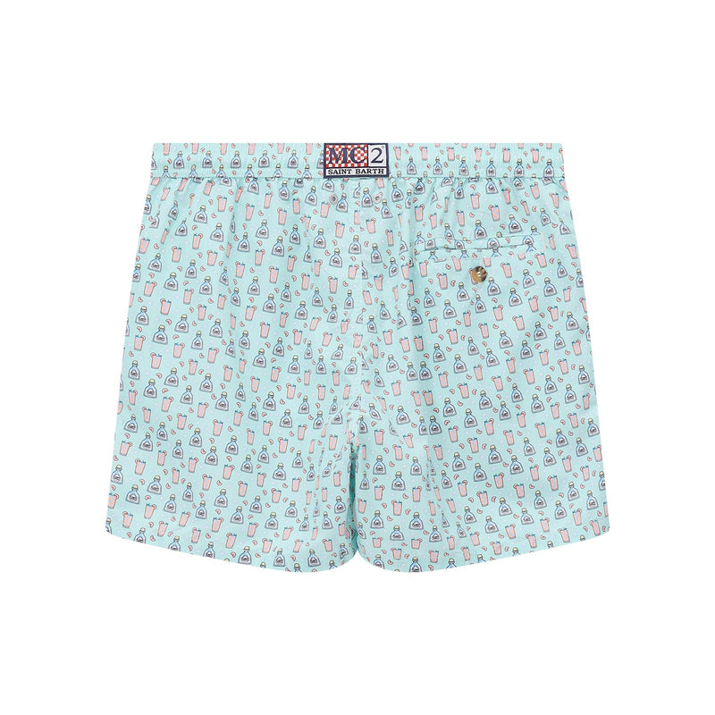 MC2 Saint Barth Badeshorts mit Print Herren