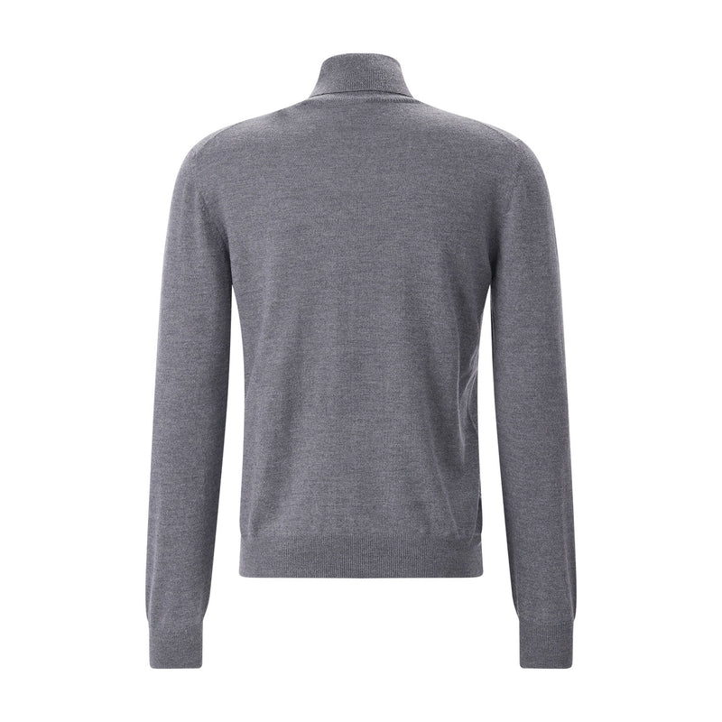 Gran Sasso Rollkragen-Pullover aus Schurwolle Herren