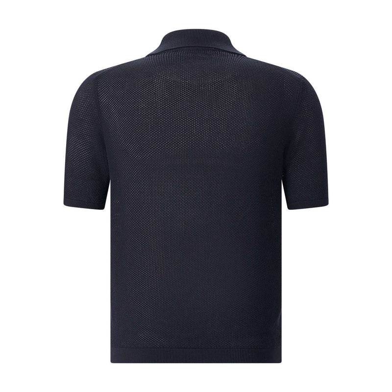 Phil Petter Gestricktes Poloshirt aus Baumwolle Herren