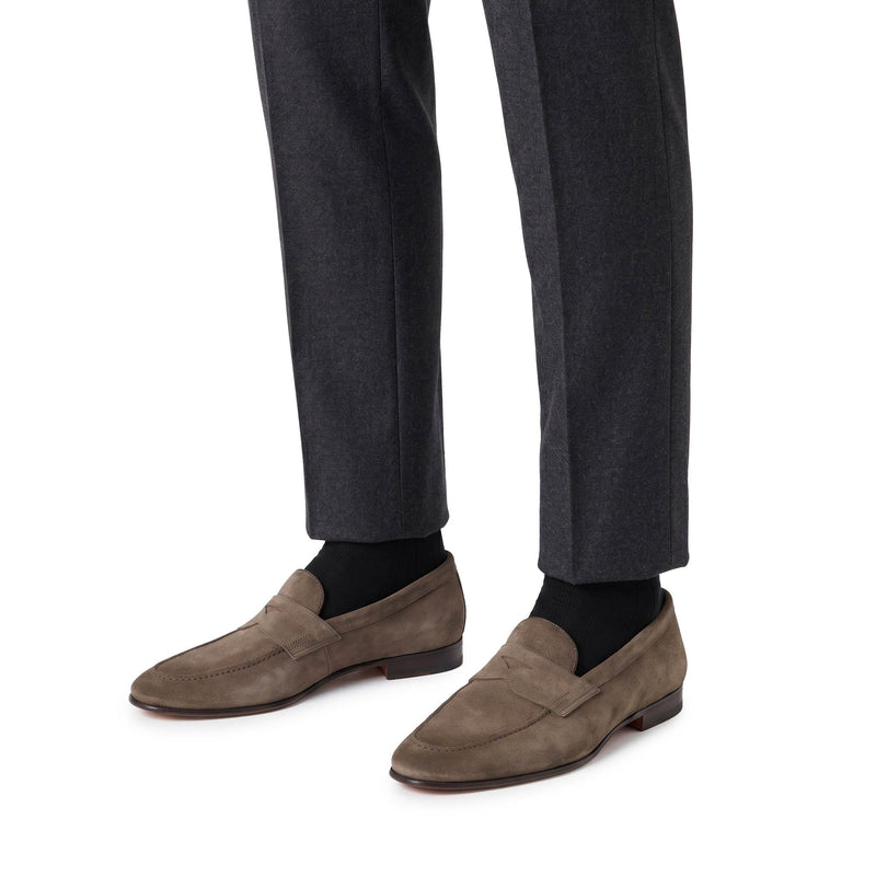 Loafers aus Veloursleder