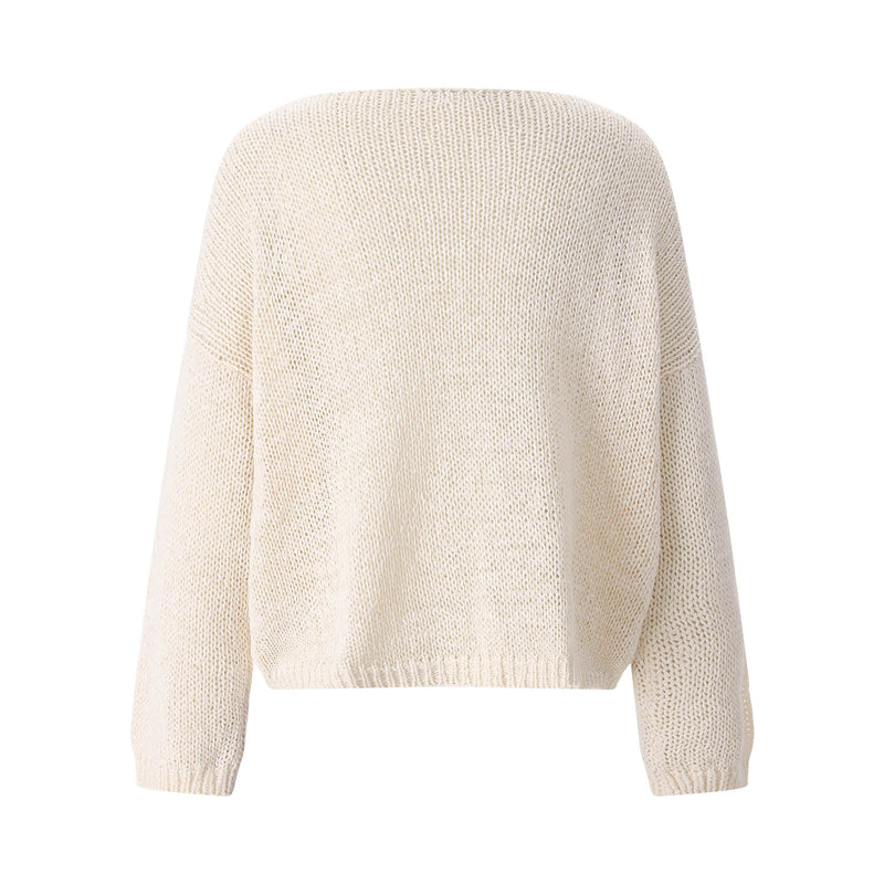 Roberto Collina Strickpullover aus Baumwollmix Damen