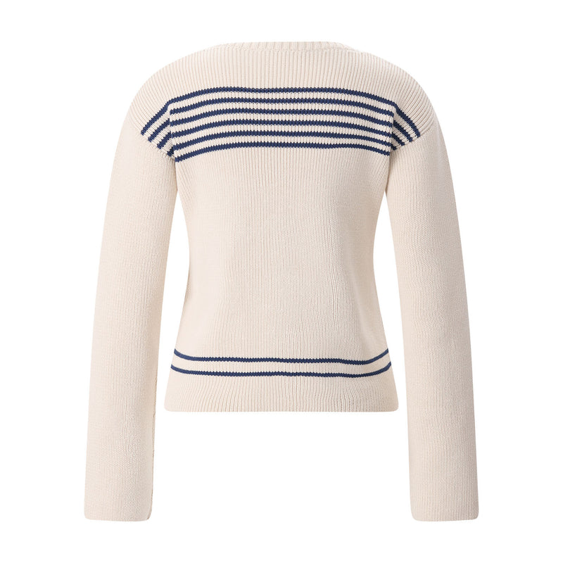 Pullover aus Baumwolle L / Creme