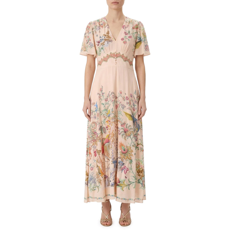 Maxikleid mit Muster