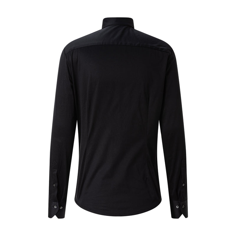 Slim-Fit Hemd aus Baumwolle XL / Schwarz