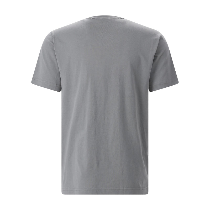 T-Shirt mit Logo XXXL / Graugrün
