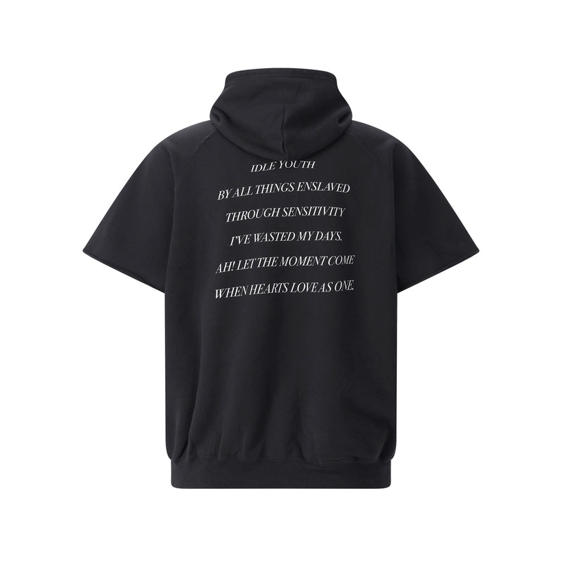 Hoodie aus Baumwolle L / Schwarz