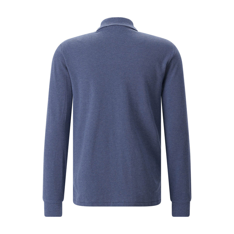Langarm-Poloshirt aus Baumwolle XXL / 502