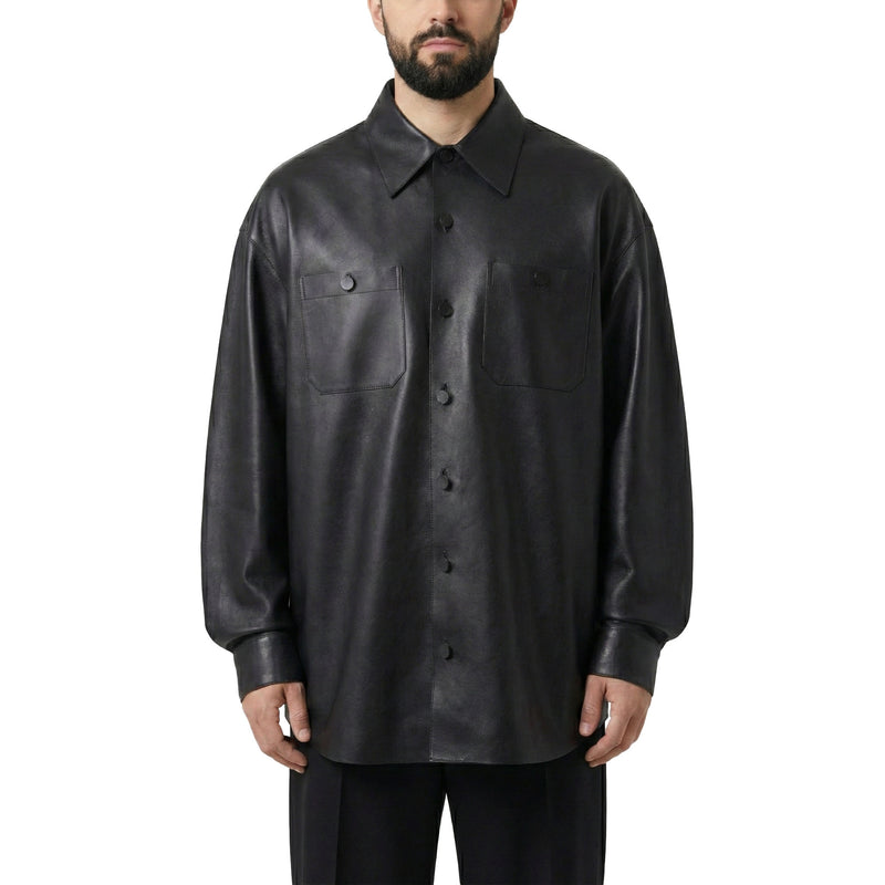 Givenchy Overshirt aus Leder Herren