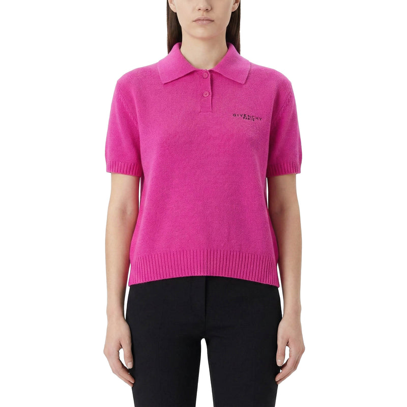 Givenchy Kurzarmpullover aus Wolle & Kaschmir Damen