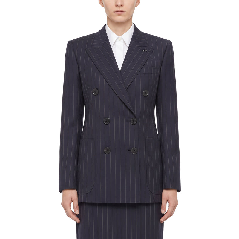 Blazer mit Nadelstreifen